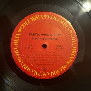 1983 Earth, Wind, & Fire-Electric Universe-Columbia Vinyl Record